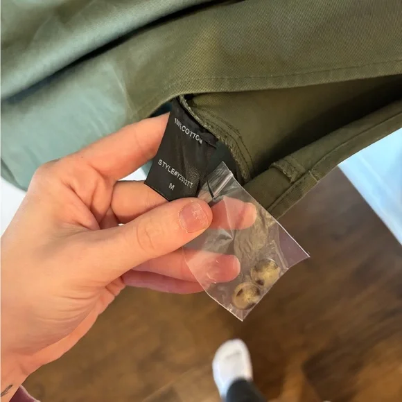 Tuckernuck Jade Green Stretch Twill Hayes Dress Medium NWOT - Picture 6 of 7